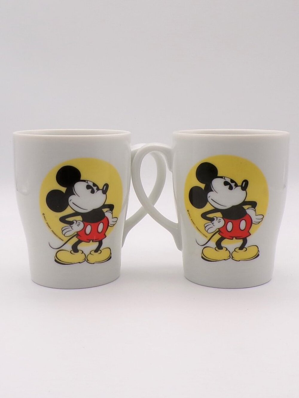 2 Vintage Mickey Mouse Mug